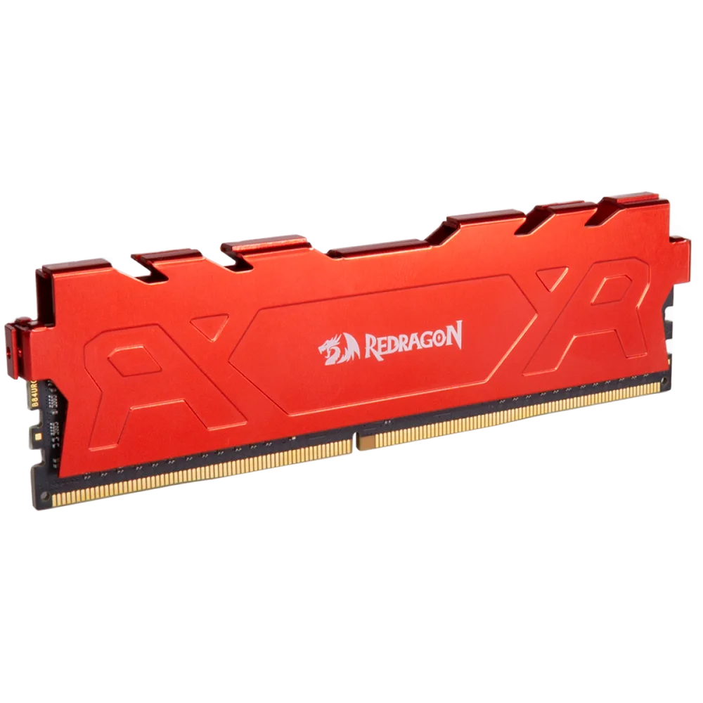 Memória DDR4 Redragon Rage, 16GB, 3200MHz, CL16, Red, Gm-702 Memória DDR4 Redragon Rage, 16GB, 3200MHz, CL16, Red, Gm-702