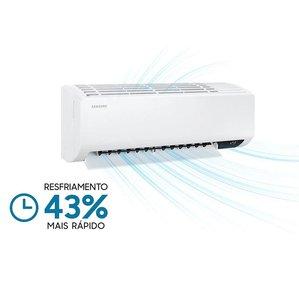 Ar Condicionado Samsung Digital, Split, Inverter, 22000 Btus, 220v, Ultra, Frio - ar24bvhzcwkxaz Ar Condicionado Samsung Digital, Split, Inverter, 22000 Btus, 220v, Ultra, Frio - ar24bvhzcwkxaz