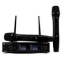 Microfone Duplo Sem Fio Kadosh K-502m Dinâmico Cardióide Uhf