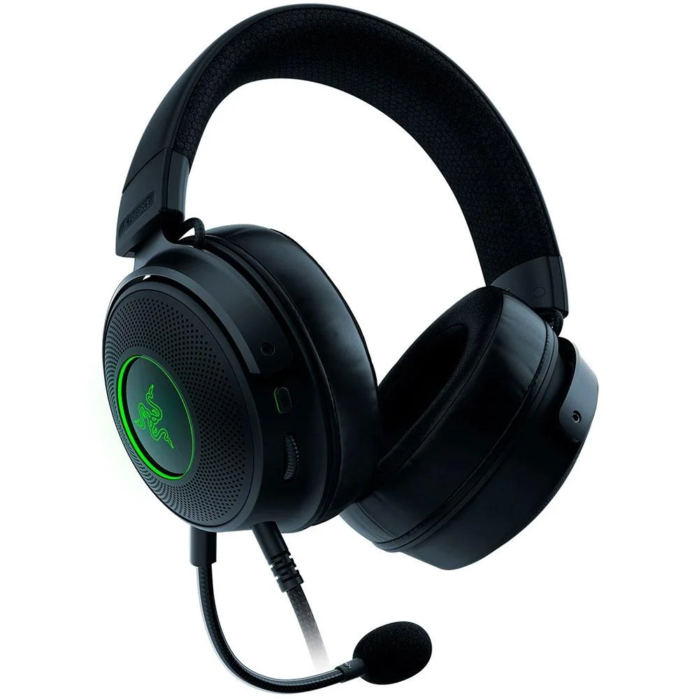 Headset Gamer Razer Kraken V3 HyperSense KaBuM