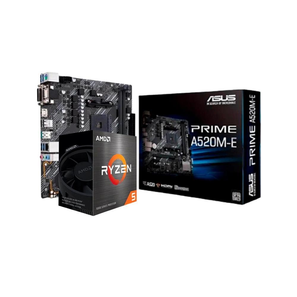 Kit AMD Ryzen 5 5600 + Placa Mãe + Memória | KaBuM!