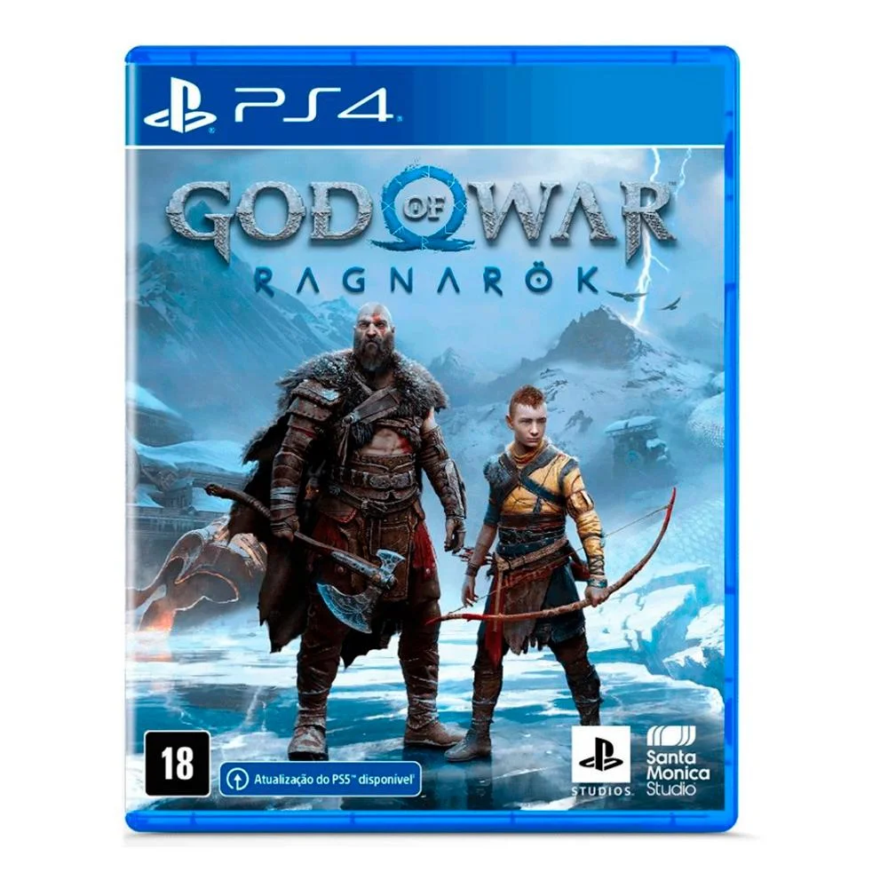 Console Sony PS4 + Jogo God of War Ragnarök, 1TB, Preto - CUH-2214B. Console Sony PS4 + Jogo God of War Ragnarök, 1TB, Preto - CUH-2214B.