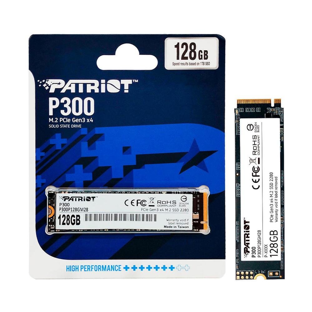 SSD 128GB Patriot P300 M2 2280 Pcie 3x4 Nvme 13