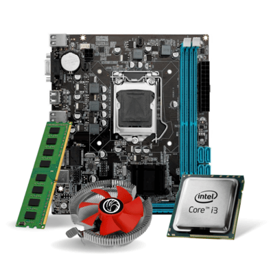 Imagem do produto Kit Upgrade, Intel Core i3-3220 + Placa Mãe + 16GB DDR3 em Kabum