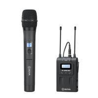 Microfone Sem Fio Boya By-wm8 Pro K3, Wireless, De Mão, Preto