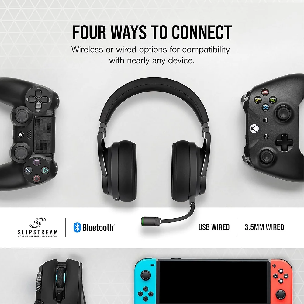 【値下げ】Corsair VIRTUOSO RGB WIRELESS XT Headset Gamer Corsair Virtuoso RGB XT Wireless