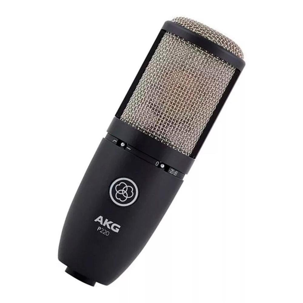 Microfone AKG P220 Condensador Profissional | KaBuM!