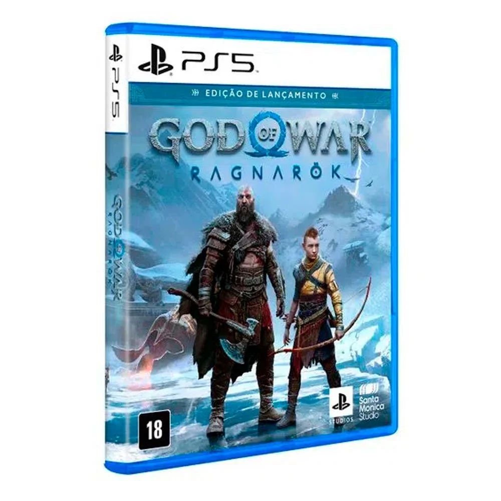Jogo God Of War Ragnarök Ps5 - Mídia Física Jogo God Of War Ragnarök Ps5 - Mídia Física