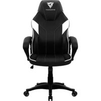 Cadeira Gamer Thunderx3 Ec1, Suporta Até 120kg, Cilindro De Gás, Almofadas, Preto E Branco - 78234
