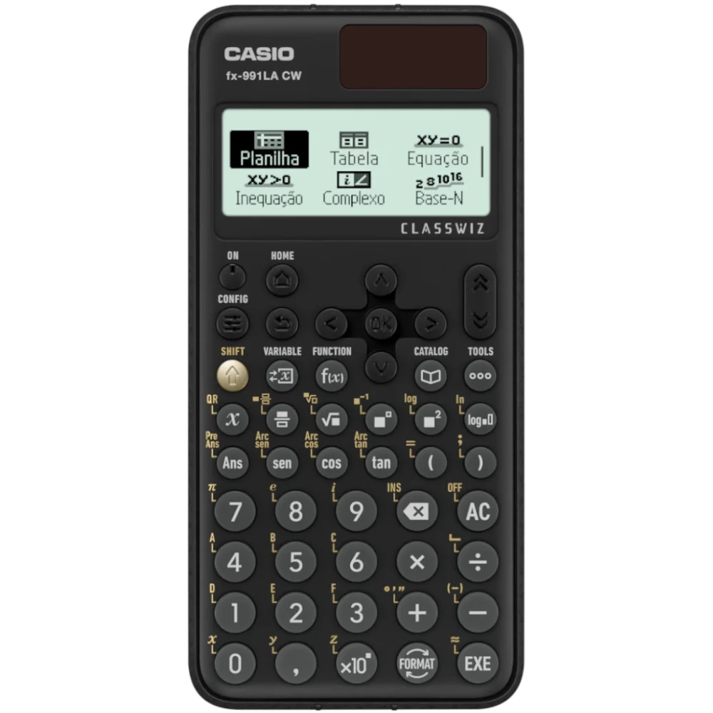 Calculadora Científica Casio Classwiz, 550 Funções, Com 13 Aplicativos, Preta - FX-991LACW-W4-DT
