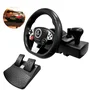 Volante Gamer Knup Pro Gaming Gears, 10 Botões, Joystick/Vibração, Experiência Imersiva Wadjet - Kp-5816
