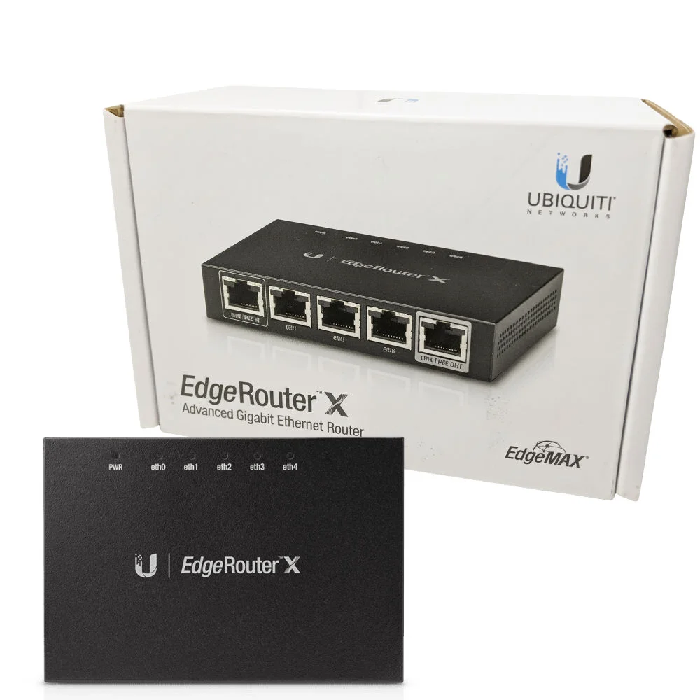 Roteador Ubiquiti Edge Router X 5 Portas Erx