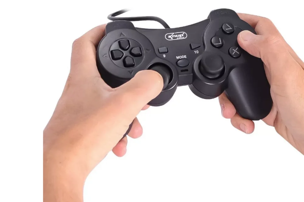 Joypad Knup Controle Joystick Com Fio USB 2.0 Pc Computador Joypad Knup Controle Joystick Com Fio USB 2.0 Pc Computador