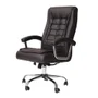 Cadeira De Escritório Cadeiras Inc Peso suportado 150 kg, Presidente Alta Executiva Ergonômica Giratória Molas Ensacadas Pillow Top Marrom