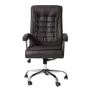 Cadeira De Escritório Cadeiras Inc Peso suportado 150 kg, Presidente Alta Executiva Ergonômica Giratória Molas Ensacadas Pillow Top Marrom