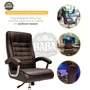 Cadeira De Escritório Cadeiras Inc Peso suportado 150 kg, Presidente Alta Executiva Ergonômica Giratória Molas Ensacadas Pillow Top Marrom