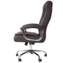 Cadeira De Escritório Cadeiras Inc Peso suportado 150 kg, Presidente Alta Executiva Ergonômica Giratória Molas Ensacadas Pillow Top Marrom