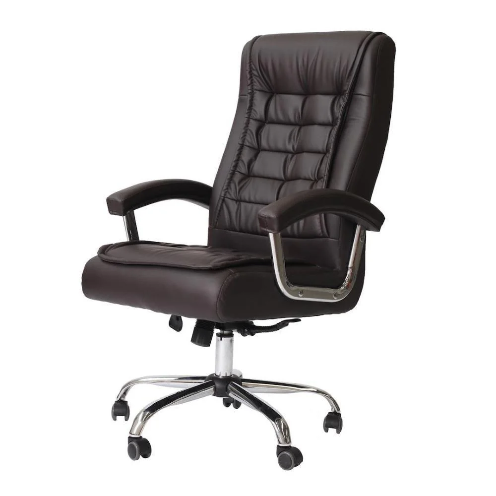 Cadeira De Escritório Cadeiras Inc Peso suportado 150 kg, Presidente Alta Executiva Ergonômica Giratória Molas Ensacadas Pillow Top Marrom Cadeira De Escritório Cadeiras Inc Peso suportado 150 kg, Presidente Alta Executiva Ergonômica Giratória Molas Ensacadas Pillow Top Marrom