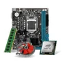 Kit Placa-Mãe H81 + Processador I5 4570 + Memória 8GB DDR3 + Cooler + SSD 240GB M2