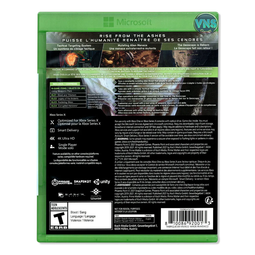 Phoenix Point Behemoth: Edition - XBOX One - Mídia Física Phoenix Point Behemoth: Edition - XBOX One - Mídia Física