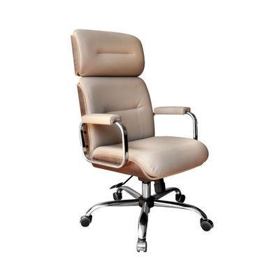 Cadeira Eames Design Office Móveis Presidente Linha Capa Em Madeira, Marrom