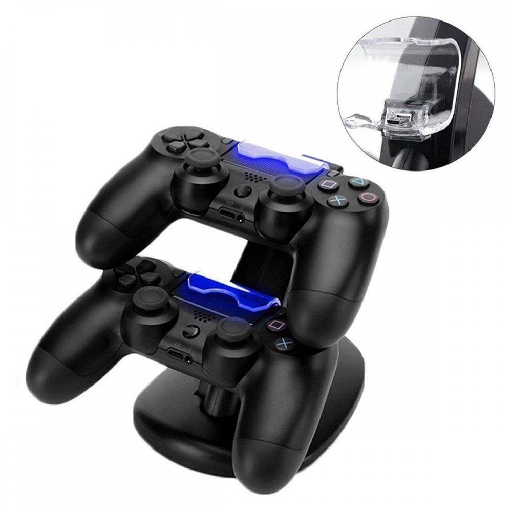 Estação Carregamento Power, De Controle Duplo, De Jogo Ps4 Estação Carregamento Power, De Controle Duplo, De Jogo Ps4