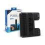 Stand Dobe Ps4 Carregador De Joystick + Cooler + Suporte De Jogo