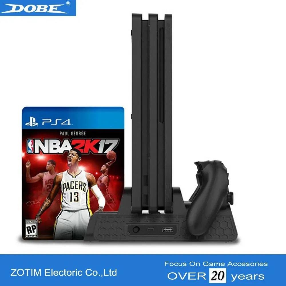 Stand Dobe Ps4 Carregador De Joystick + Cooler + Suporte De Jogo Stand Dobe Ps4 Carregador De Joystick + Cooler + Suporte De Jogo