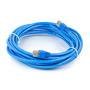Patch Cord Cat5e, Montado Azul - 40 Metros