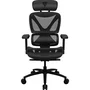 Cadeira Ergonômica Thunderx3 Xtc, Até 150KG, Ajuste Automático de Lombar e Braços, Preto