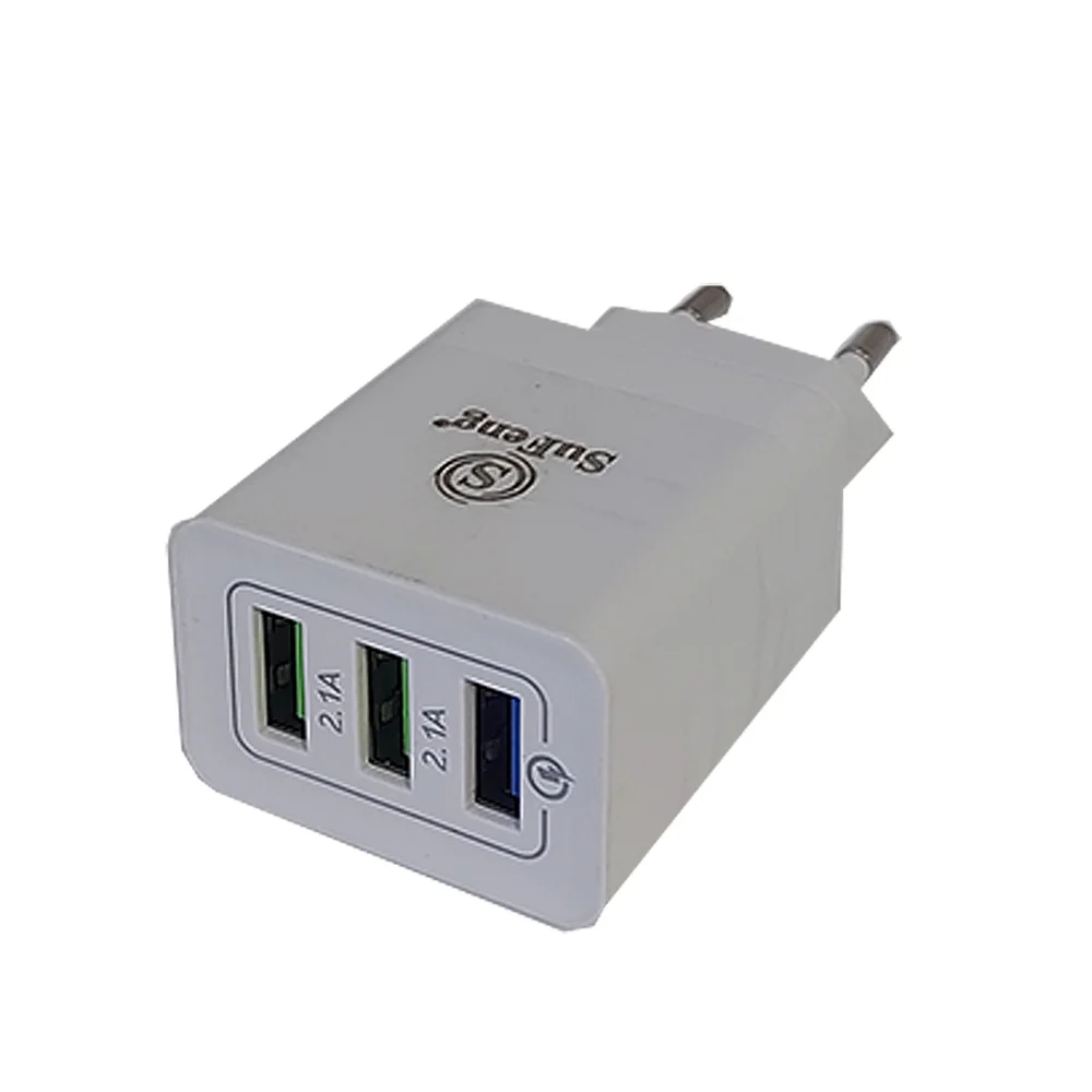 Carregador De Tomada Magnus Turbo Triplo USB