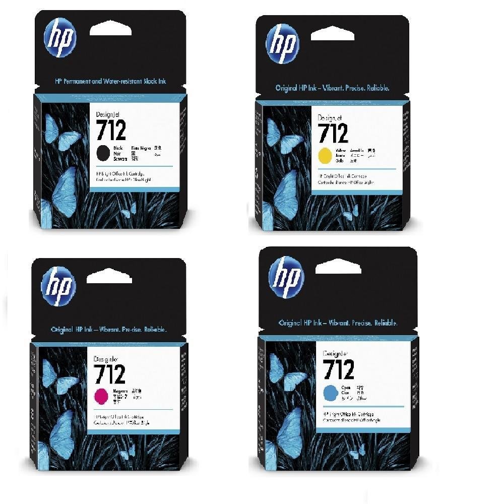 Kit Cartucho Plotter Hp 712 Original KaBuM