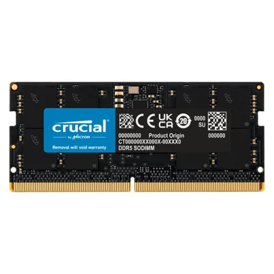 メモリー Crucial DDR5-6400 16GB SO-DIMM Memória Para Notebook Sodimm Cl40 Crucial KaBuM