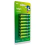 16 Pilhas Baterias Aa Elgin Alcalina, 2a Pequena - 1 Cartela