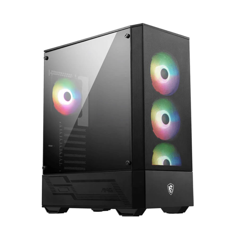 Gabinete Msi Forge 112r ARGB, Mid-Tower, Vidro Lateral, Preto Gabinete Msi Forge 112r ARGB, Mid-Tower, Vidro Lateral, Preto