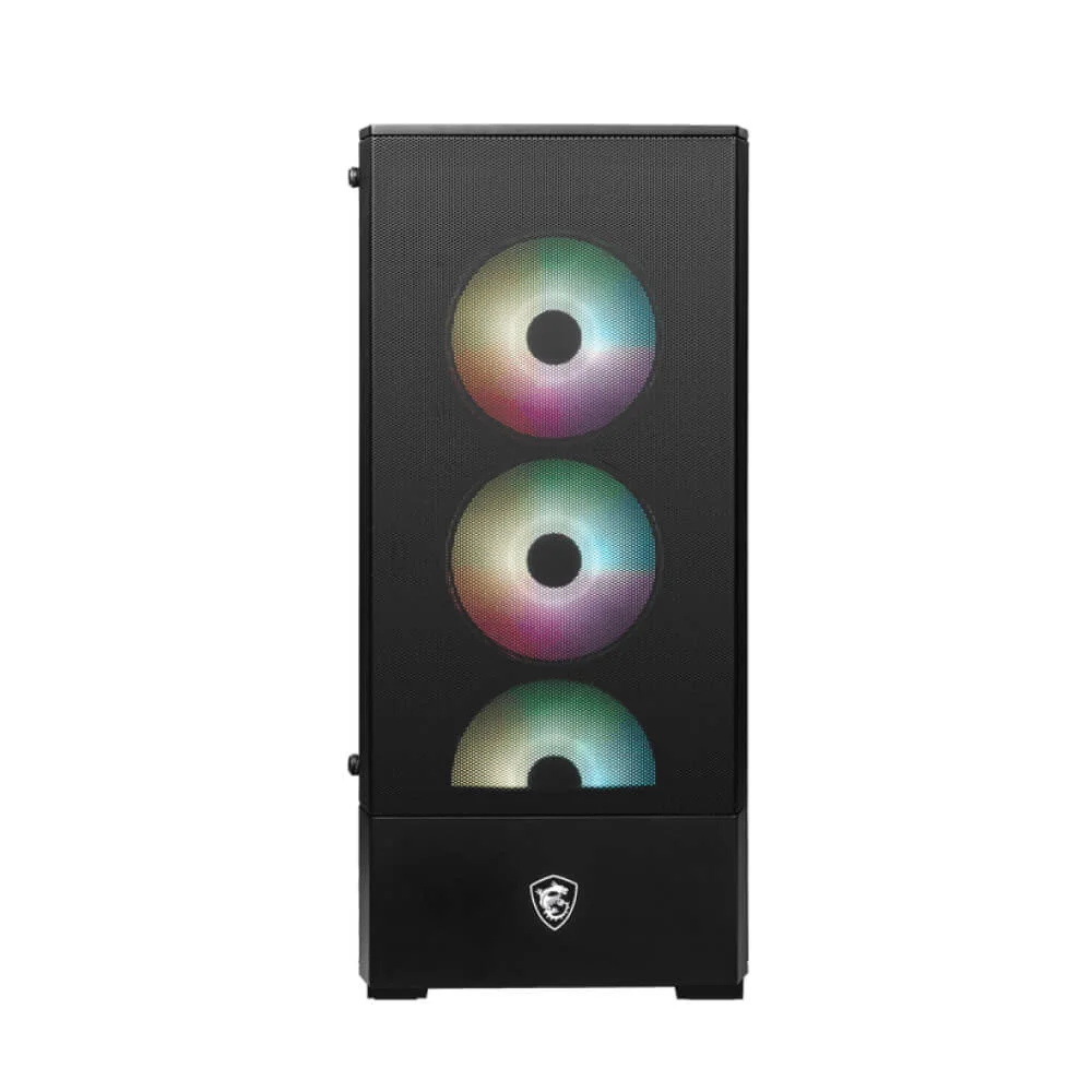 Gabinete Msi Forge 112r ARGB, Mid-Tower, Vidro Lateral, Preto Gabinete Msi Forge 112r ARGB, Mid-Tower, Vidro Lateral, Preto