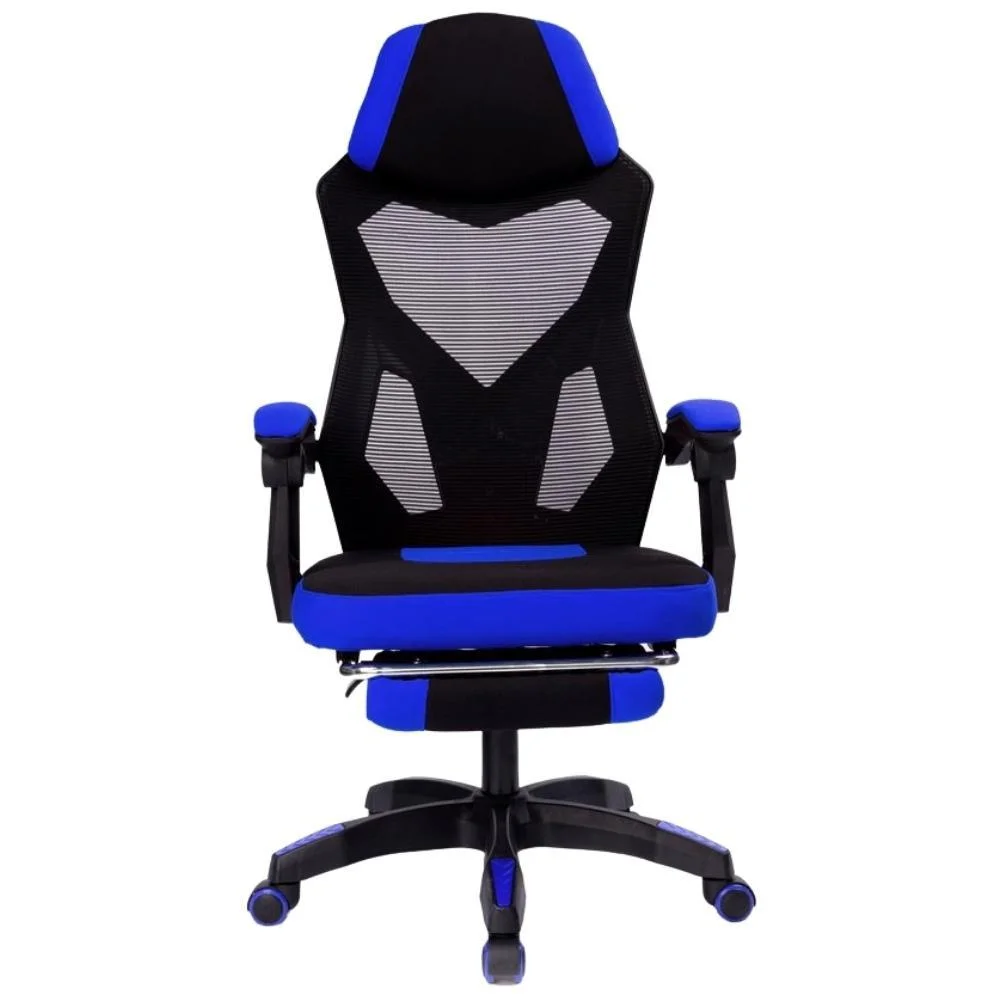 Cadeira De Escritório Fortt Verona, Até 120KG, Com Rodinhas, Encosto Em Tela Mesh, Azul - Cegf01-A Cadeira De Escritório Fortt Verona, Até 120KG, Com Rodinhas, Encosto Em Tela Mesh, Azul - Cegf01-A
