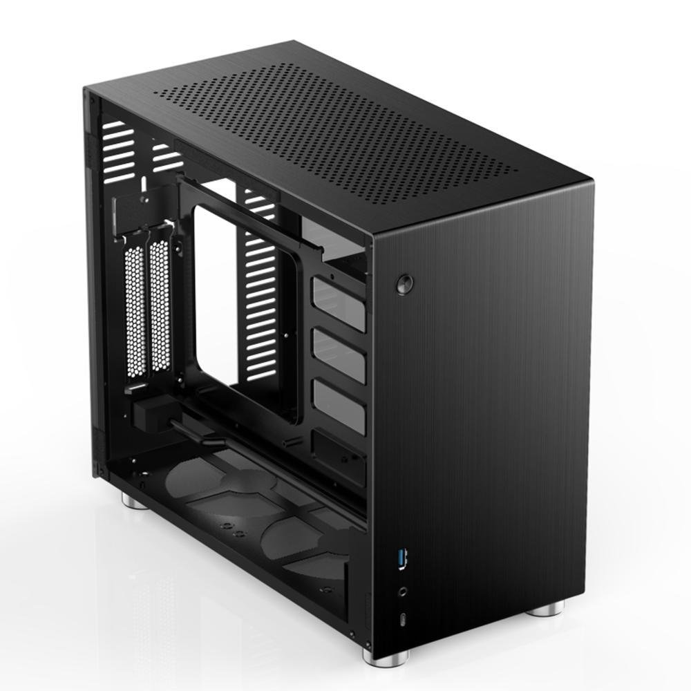 Gabinete Preto Mini ITX, Em Alumínio V10 - Jonsbo