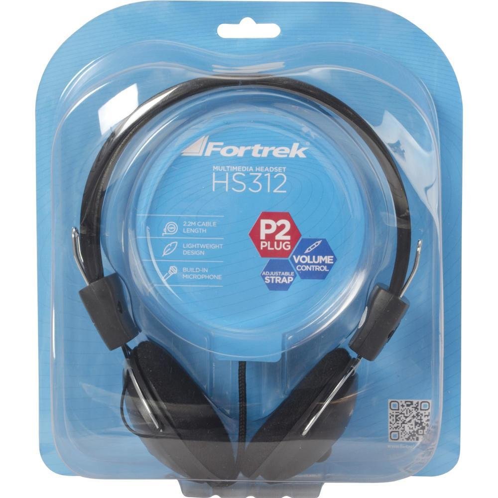 Fone de Ouvido Fortrek, Preto - KS-312