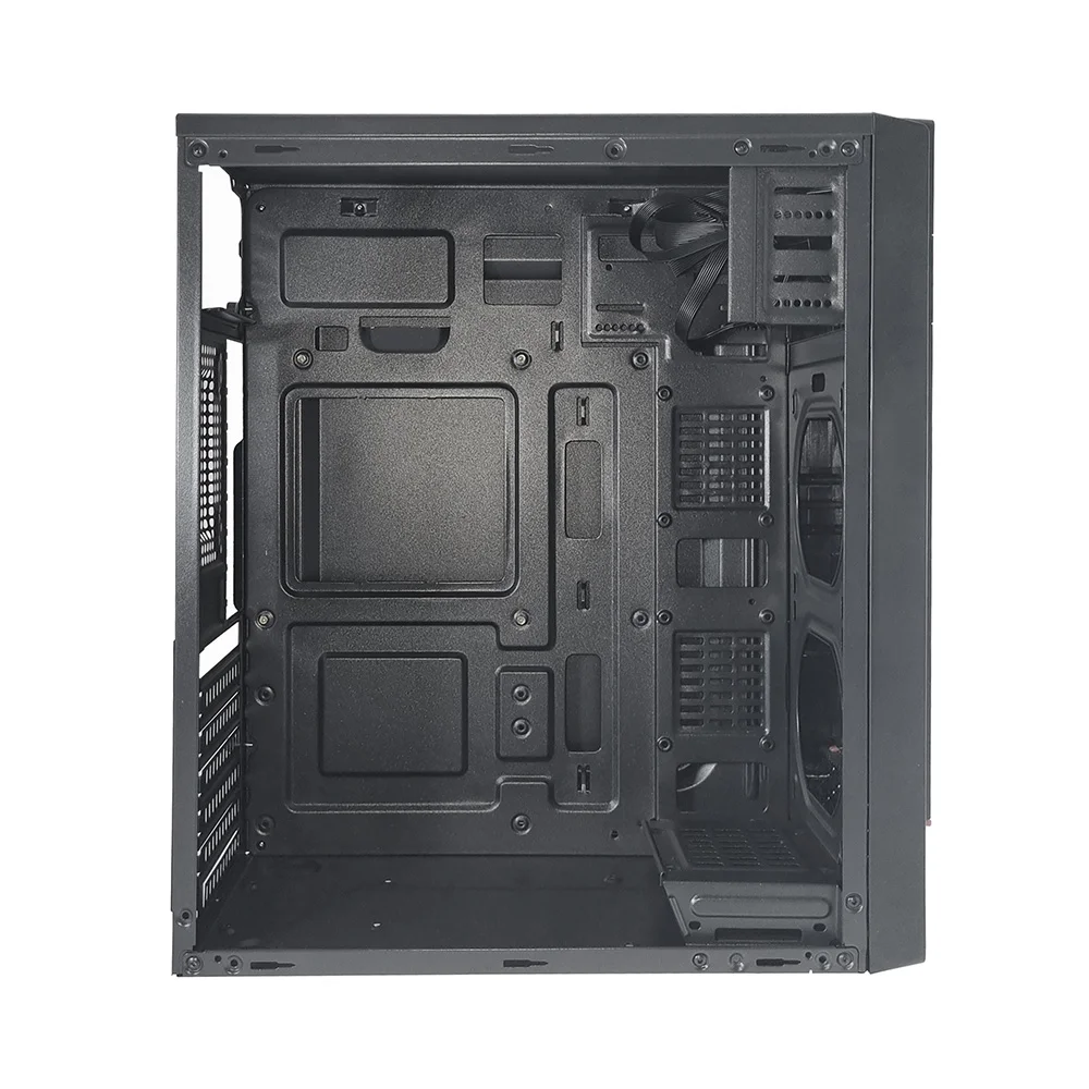 Gabinete Empresarial Pcfort Wall T470, Mid Tower, ATX, Preto Gabinete Empresarial Pcfort Wall T470, Mid Tower, ATX, Preto