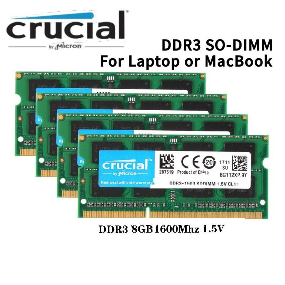 Memória Crucial Notebook DDR3 8GB KaBuM
