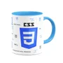 Caneca, Dev, CSS, Cerâmica, 325ml, B-blue