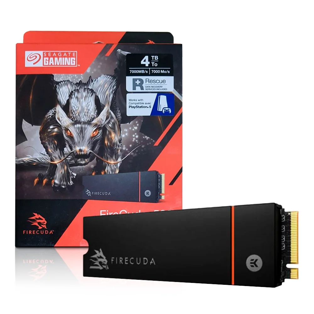 SSD 4Tb Seagate M2 Nvme Pcie 7000Mbs Leit