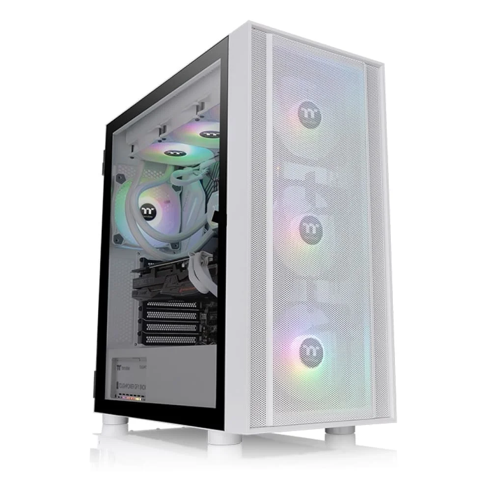 Gabinete Thermaltake Tt H570 Tg Snow, Mid-tower 3argb, 120mm - Ca-1t9-00m6wn-01 Gabinete Thermaltake Tt H570 Tg Snow, Mid-tower 3argb, 120mm - Ca-1t9-00m6wn-01