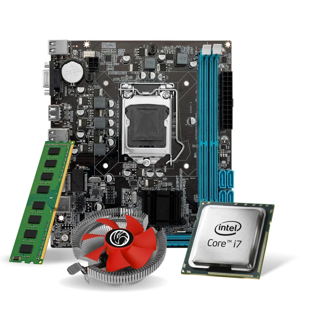 Kit Placa Me H110 Processador I7 7700 KaBuM