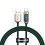 Cabo USB Tipo-C Baseus X10, 66 W, Verde, 100cm