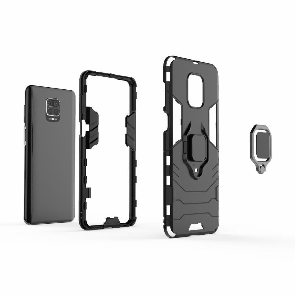 Capa Redmi Note 9s - Protetora Resistente Militar Anti Impacto Queda Armadura,preto