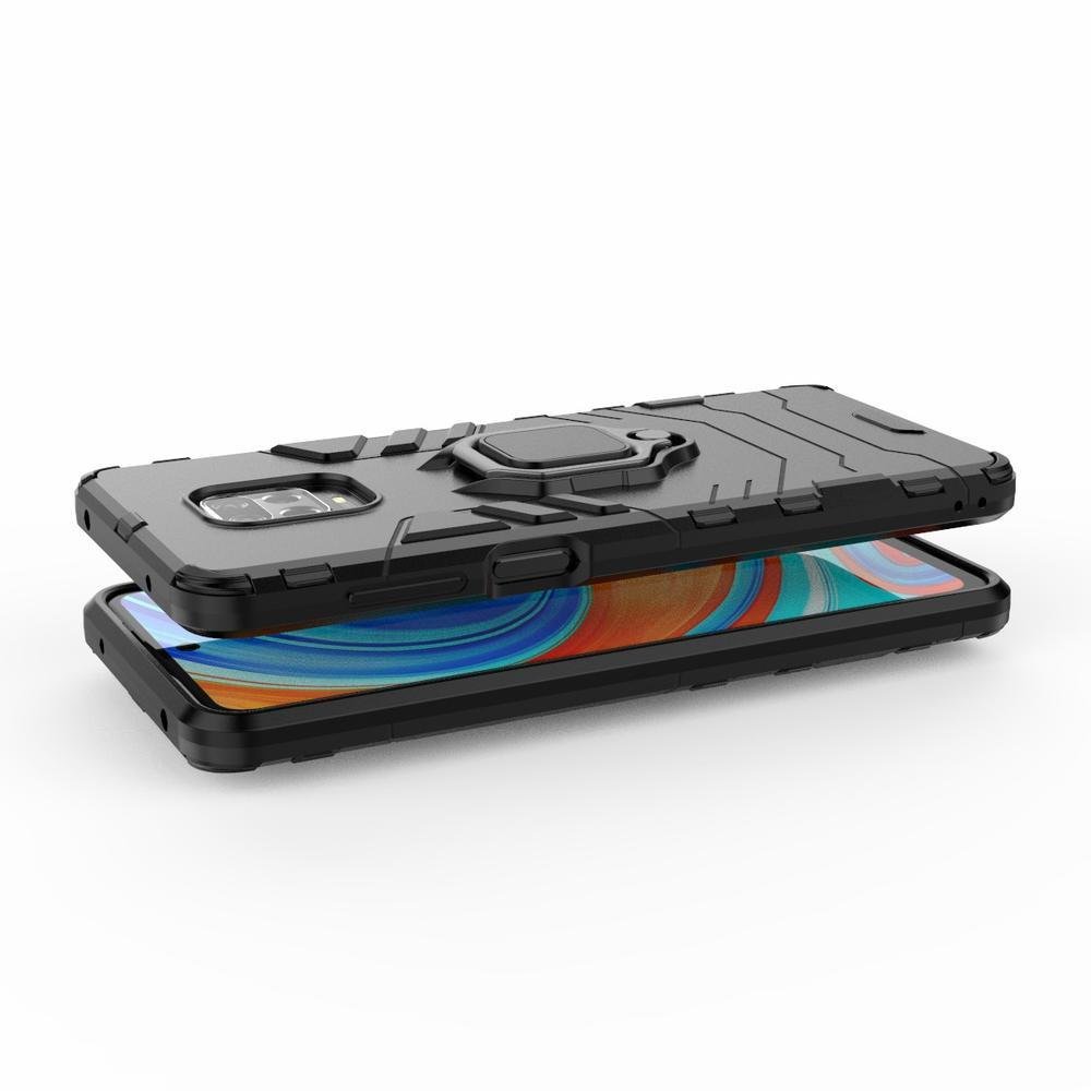 Capa Redmi Note 9s - Protetora Resistente Militar Anti Impacto Queda Armadura,preto