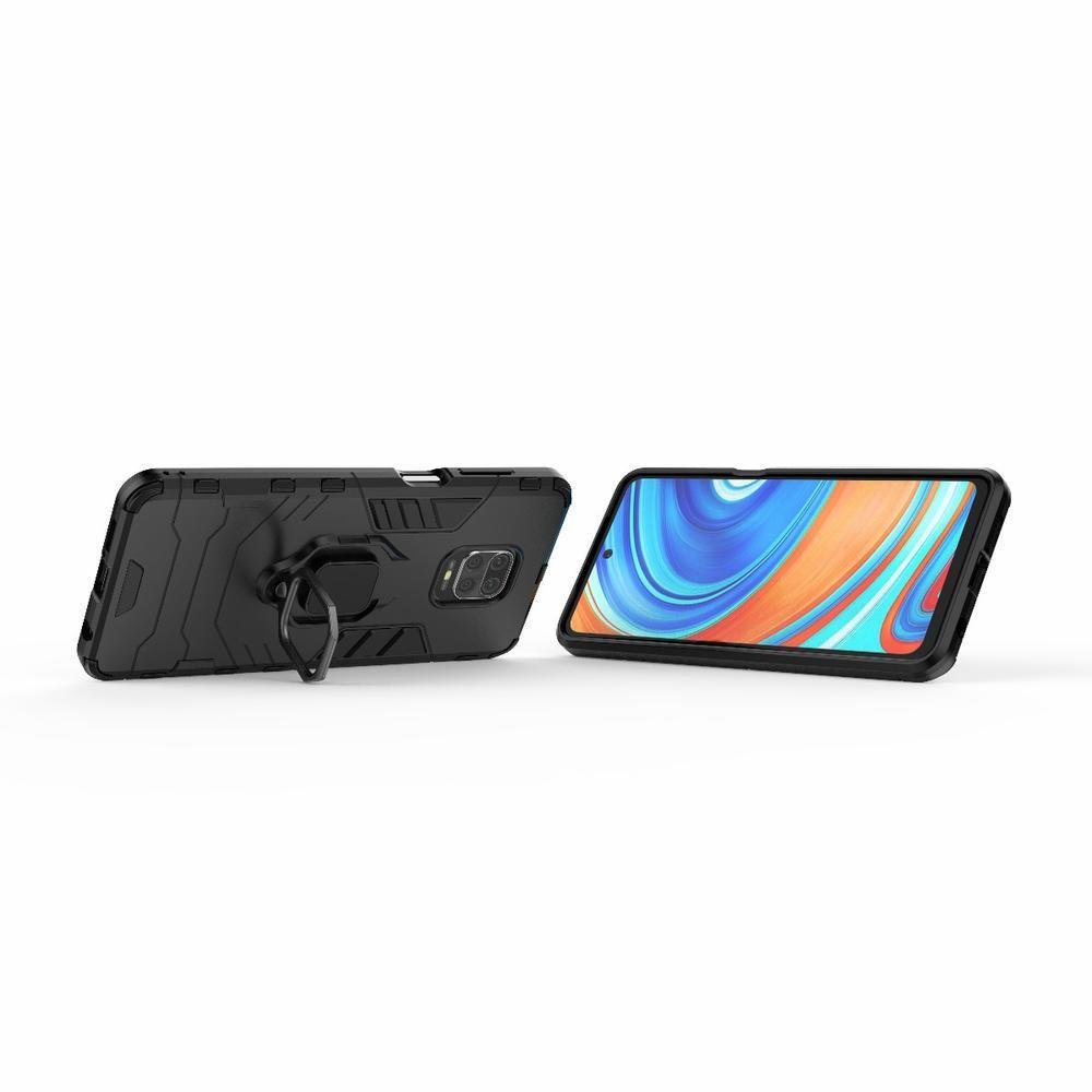 Capa Redmi Note 9s - Protetora Resistente Militar Anti Impacto Queda Armadura,preto