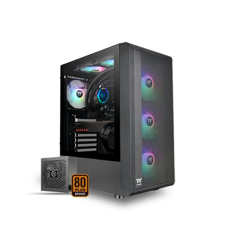 Gabinete Gamer Tt S200 TG, Mid Tower, Com Fonte 650W, ARGB, Preto - Ca-3x2-65m1wz-00 Gabinete Gamer Tt S200 TG, Mid Tower, Com Fonte 650W, ARGB, Preto - Ca-3x2-65m1wz-00